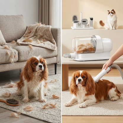 Kit Toilettage Aspirateur Chien