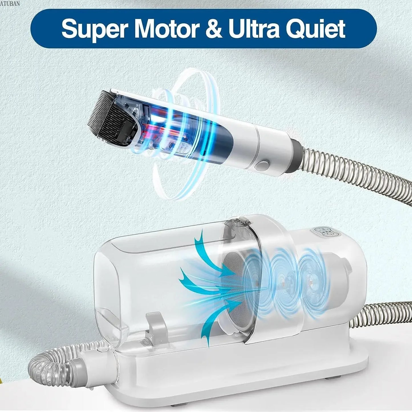 Kit Toilettage Aspirateur Chien