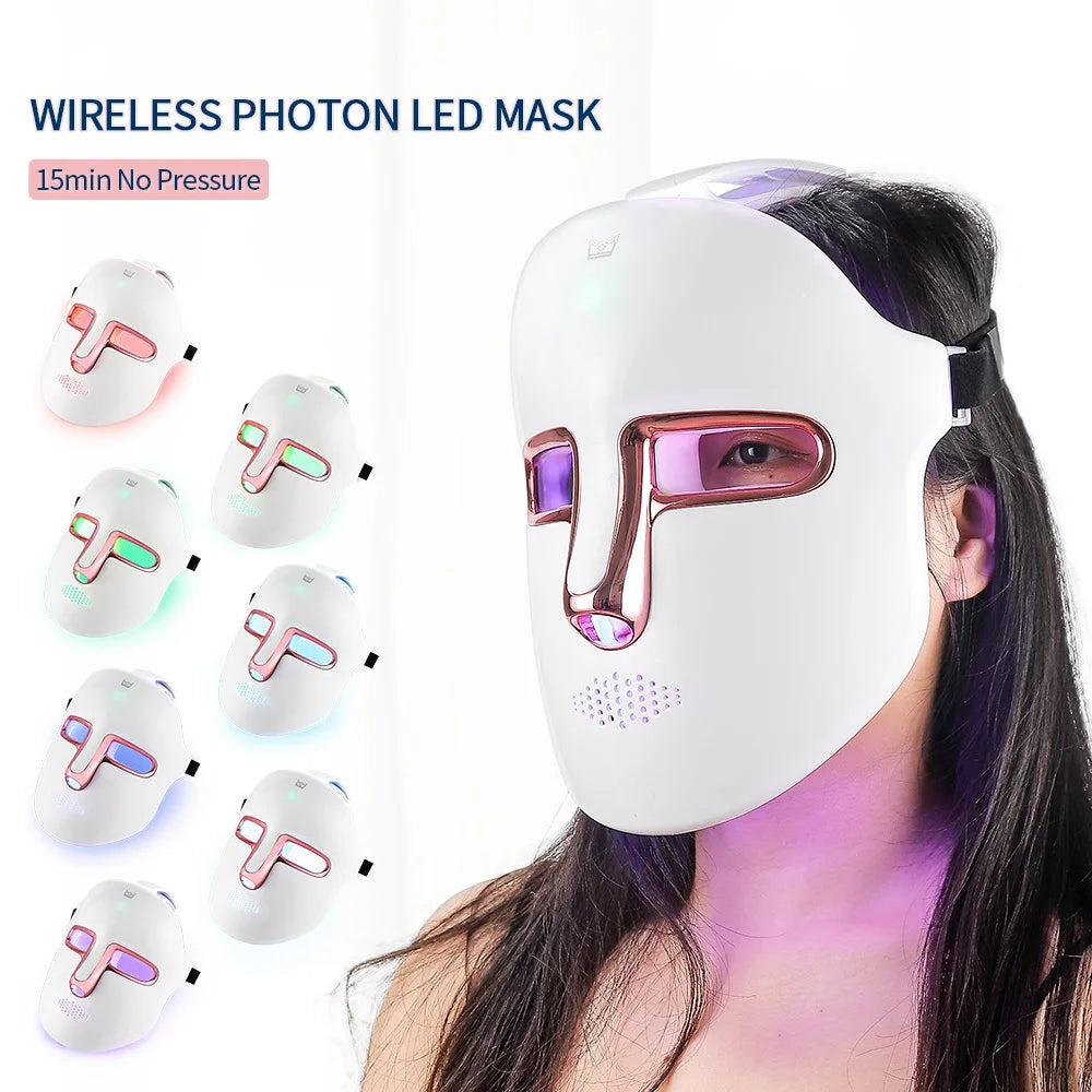 Masque LED Visage 7 Couleurs